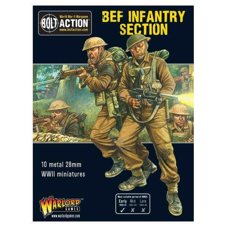 Dit is een foto van het spel BEF Infantry Section te koop bij Speldorado Spellenwinkel Delft