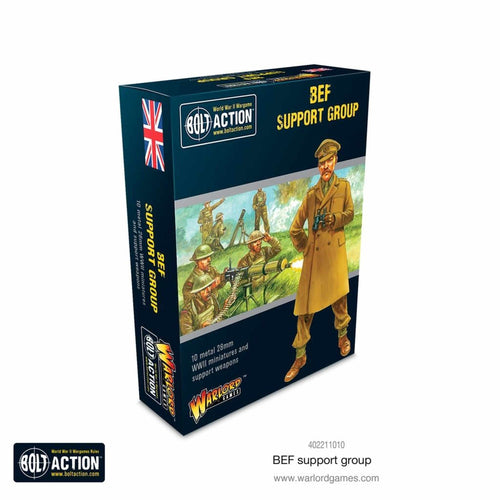 Bolt Action - Bef Support Group (Hq, Mortar & Mmg) - En, 402211010 van Warlord Games te koop bij Speldorado !