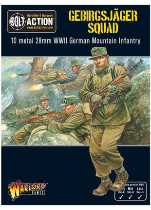 Gebirgsjager Squad voor Bolt Action - duitsers infantry schaal 1:58 miniatuur