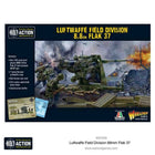 Luftwaffe Field Division 8.8cm Flak 37 voor Bolt Action - duitsers artillery schaal 1:58 miniatuur