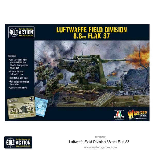 Bolt Action Luftwaffe Field Division 88Mm Flak 37 - En, 402212036 van Warlord Games te koop bij Speldorado !
