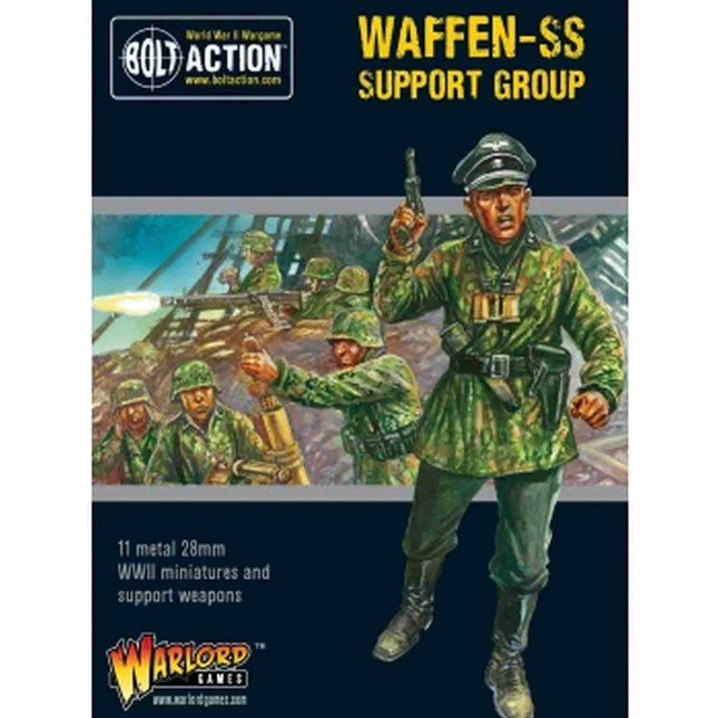 Dit is een foto van het spel Waffen-SS Support Group (HQ, Mortar & MMG) te koop bij Speldorado Spellenwinkel Delft