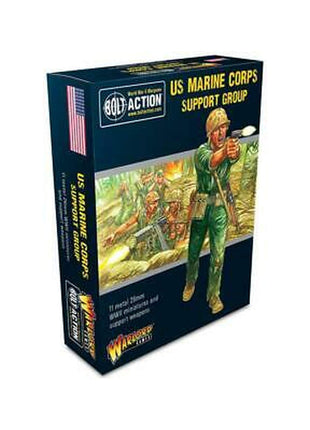 US Marine Corps Support Group voor Bolt Action - amerikanen infantry schaal 1:58 miniatuur
