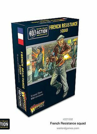 French Resistance Squad voor Bolt Action - fransen infantry schaal 1:58 miniatuur