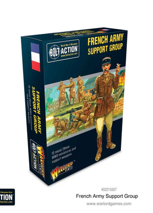 French Army Support Group voor Bolt Action - fransen infantry schaal 1:58 miniatuur