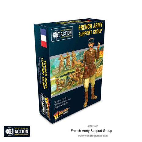 French Army Support Group voor Bolt Action - fransen infantry schaal 1:58 miniatuur