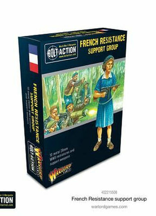 French Resistance Support Group voor Bolt Action - fransen infantry schaal 1:58 miniatuur