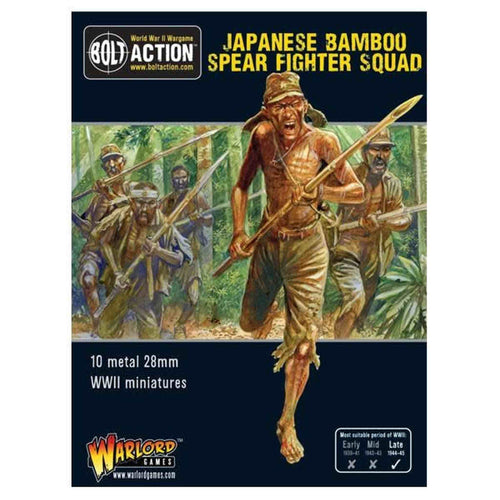 Bolt Action - Japanese Bamboo Spear Fighter Squad - En, 402216001 van Warlord Games te koop bij Speldorado !