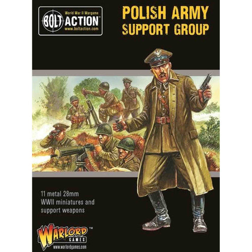 Polish Army Support Group (Hq, Mortar & Mmg) - En, 402217603 van Warlord Games te koop bij Speldorado !