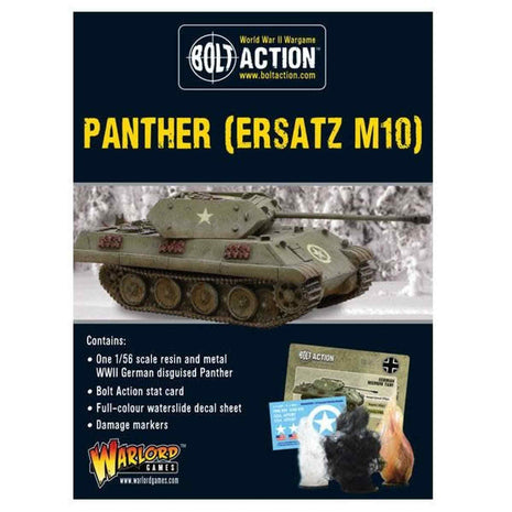Panther (Ersatz M10) voor Bolt Action - duitsers vehicle schaal 1:58 miniatuur