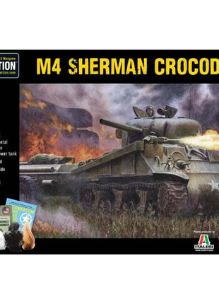 Sherman Crocodile Flamethrower Tank voor Bolt Action - engelsen vehicle schaal 1:58 miniatuur