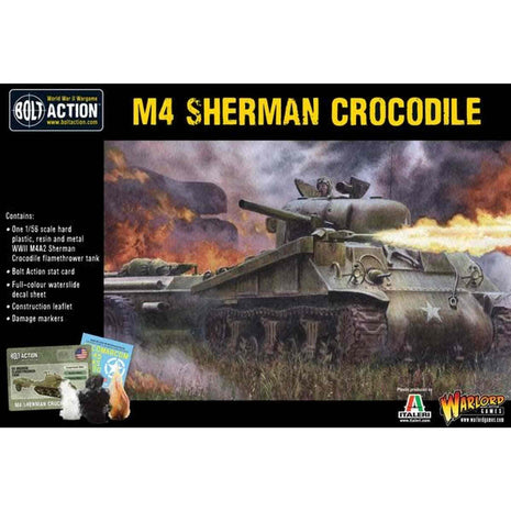 Dit is een foto van het spel Sherman Crocodile Flamethrower Tank te koop bij Speldorado Spellenwinkel Delft