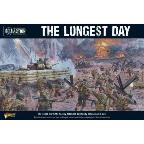 The Longest Day. D-Day Battle-Set voor Bolt Action - boeken rulebook schaal 1:58 miniatuur
