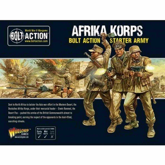 Dit is een foto van het spel Afrika Korps Starter Army te koop bij Speldorado Spellenwinkel Delft