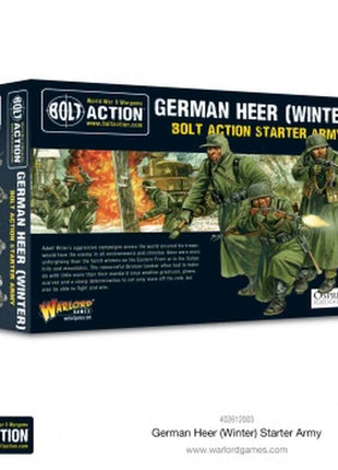 German Heer Winter Starter Army voor Bolt Action - duitsers infantry schaal 1:58 miniatuur