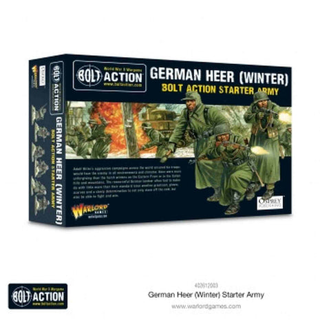 German Heer Winter Starter Army voor Bolt Action - duitsers infantry schaal 1:58 miniatuur
