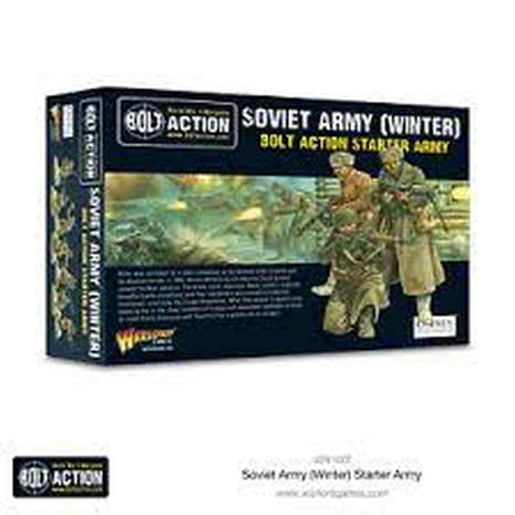 Soviet Winter Starter Army voor Bolt Action - russen infantry schaal 1:58 miniatuur