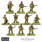 Dit is een foto van het spel Belgian Army Infantry Squad - Bolt Action te koop bij Speldorado Spellenwinkel Delft