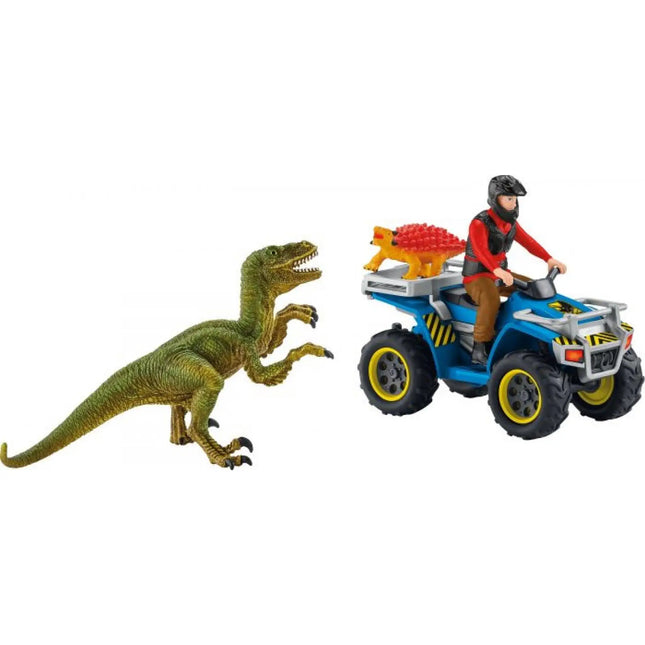 afbeelding artikel Ontsnapping Op Quad Voor de Velociraptor