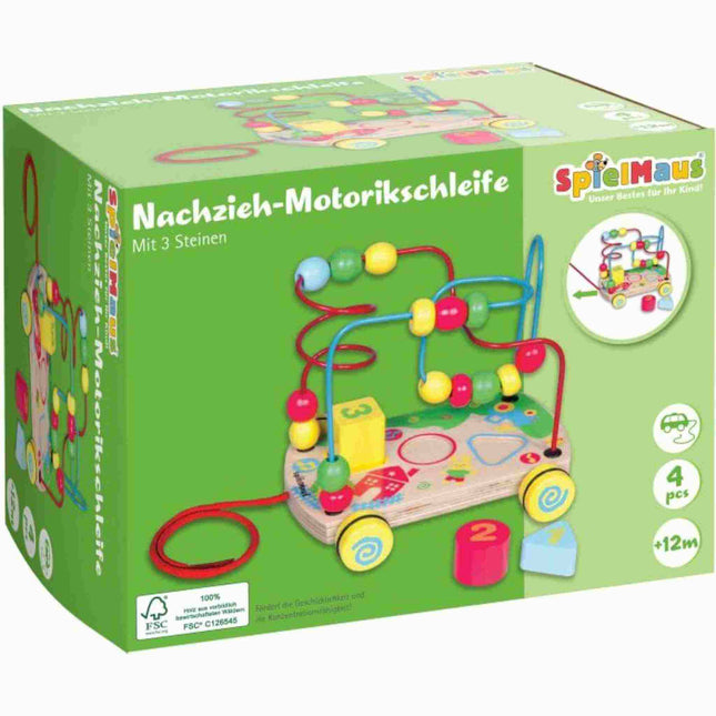 Auto Om Voor Te Trekken, Met Motoriekspel, 40770810 van Vedes te koop bij Speldorado !