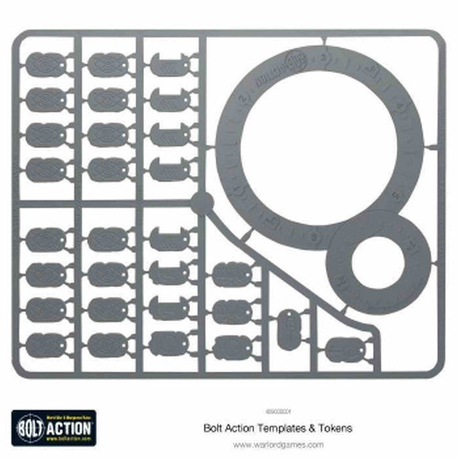 Bolt Action 2 Bolt Action Templates - En, 409000001 van Warlord Games te koop bij Speldorado !