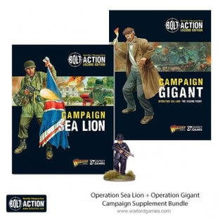 Campaign: Sea Lion Part 2 - Operation Gigant voor Bolt Action - boeken rulebook schaal 1:58 miniatuur