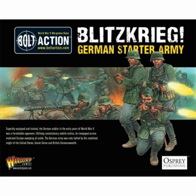 Dit is een foto van het spel Blitzkrieg! German Heer Starter Army te koop bij Speldorado Spellenwinkel Delft