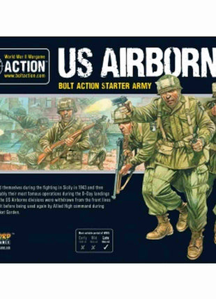 US Airborne Starter Army voor Bolt Action - amerikanen infantry schaal 1:58 miniatuur