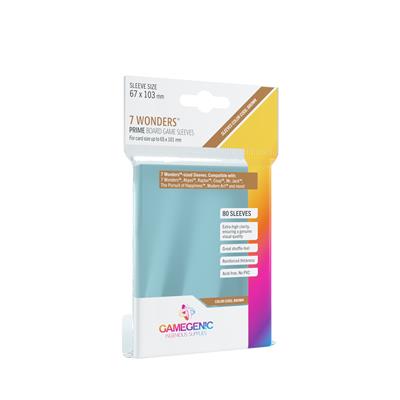 Sleeves Prime Board Game - Brown 67x103 (80) - Sleeves - Kaartspel accessoires,bordspel accessoires