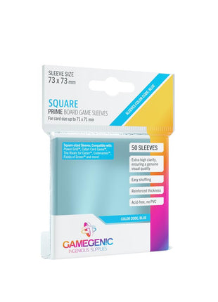 Sleeves Prime Board Game - Blue 73x73mm (50) - Sleeves - Kaartspel accessoires,bordspel accessoires