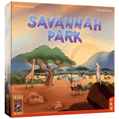 Dit is een foto van het spel Savannah Park te koop bij Speldorado Spellenwinkel Delft