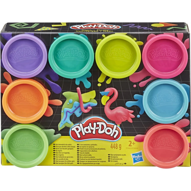 8 Pack Neon - E5063Es1 - Playdoh, 63219771 van Hasbro te koop bij Speldorado !