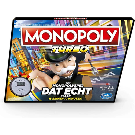 Dit is een foto van het spel Monopoly - Turbo te koop bij Speldorado Spellenwinkel Delft