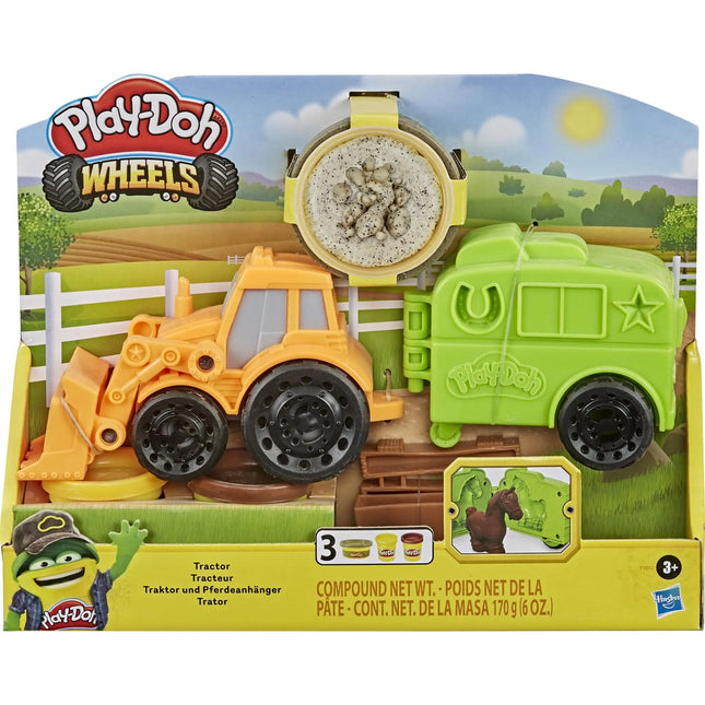 Tracktor Met Railer - F10125L0 - Playdoh, 63222089 van Hasbro te koop bij Speldorado !