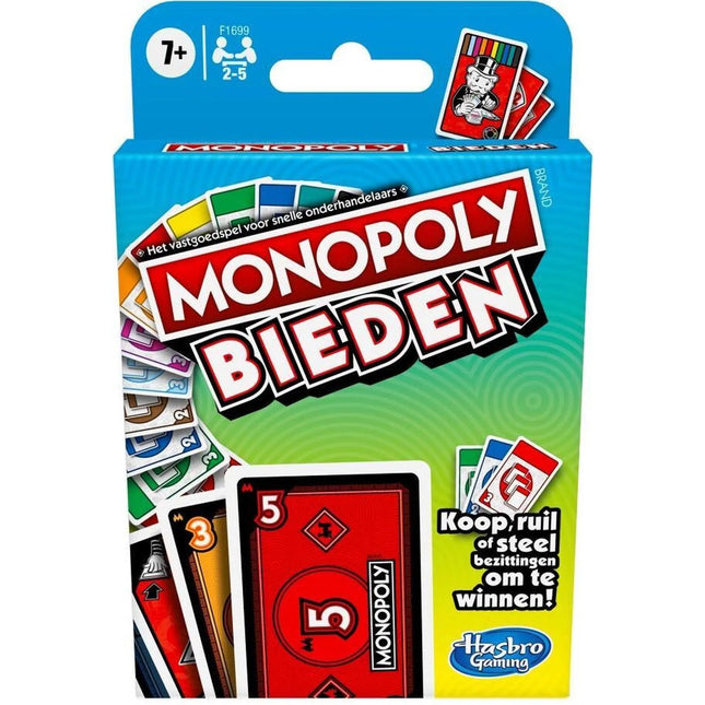 Dit is een foto van het spel Monopoly Bieden te koop bij Speldorado Spellenwinkel Delft
