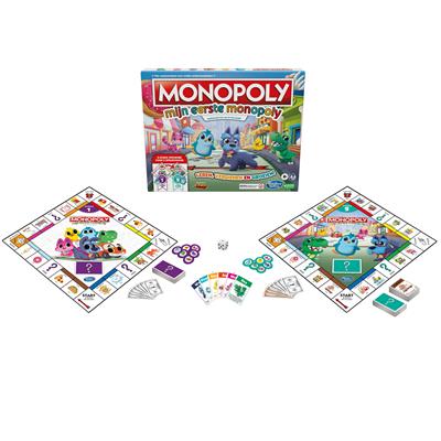 Mijn Eerste Monopoly – bordspel voor kinderen Vanaf 4 jaar