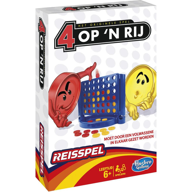 Dit is een foto van het spel Reisspel Vier Op 'N Rij te koop bij Speldorado Spellenwinkel Delft