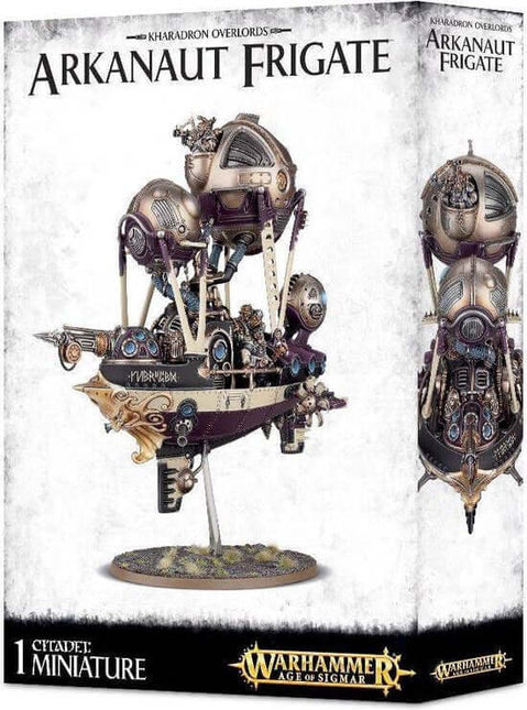 Dit is een foto van het spel Arkanaut Frigate - Kharadron Overlords te koop bij Speldorado Spellenwinkel Delft