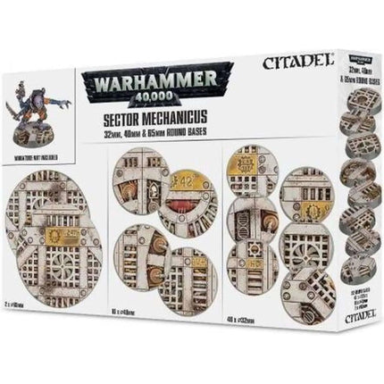 Dit is een foto van het spel Sector Mechanicusindustrial Bases - Battle Zone te koop bij Speldorado Spellenwinkel Delft