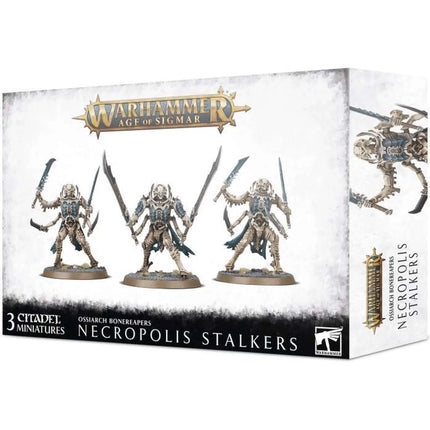 Dit is een foto van het spel Necropolis Stalkers - Ossiarch Bonereapers te koop bij Speldorado Spellenwinkel Delft