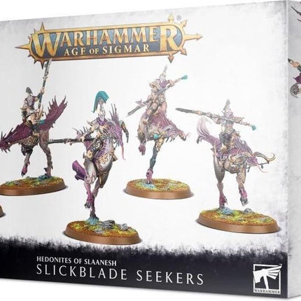 Dit is een foto van het spel Slickblade Seekers - Hedonites Of Slaanesh te koop bij Speldorado Spellenwinkel Delft