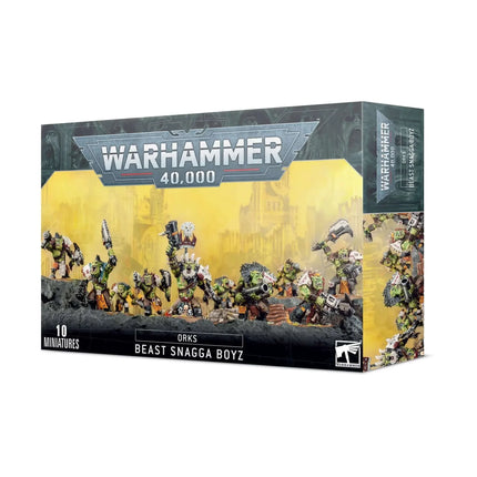 Dit is een foto van het spel Beast Snagga Boyz - Orks te koop bij Speldorado Spellenwinkel Delft
