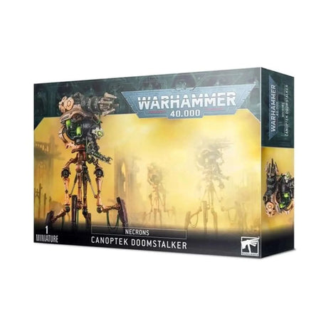 Dit is een afbeelding van het miniatuur Canoptek Doomstalker - Necrons voor het spel Warhammer, te koop bij Tabletop Miniature Wargames spellenwinkel Speldorado in delft
