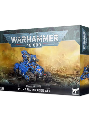 Dit is een afbeelding van het miniatuur Primaris Invader Atv - Space Marines voor het spel Warhammer, te koop bij Tabletop Miniature Wargames spellenwinkel Speldorado in delft