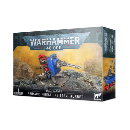 Dit is een foto van het spel Firestrike Servo-Turret - Space Marines te koop bij Speldorado Spellenwinkel Delft