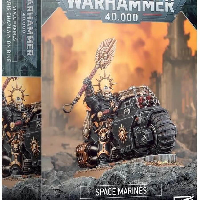 Dit is een foto van het spel Primaris Chaplain On Bike - Space Marines te koop bij Speldorado Spellenwinkel Delft