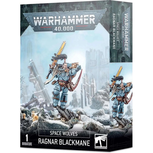 Dit is een foto van het spel Ragnar Blackmane - Space Wolves te koop bij Speldorado Spellenwinkel Delft