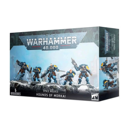 Dit is een foto van het spel Hounds Of Morkai - Space Wolves te koop bij Speldorado Spellenwinkel Delft