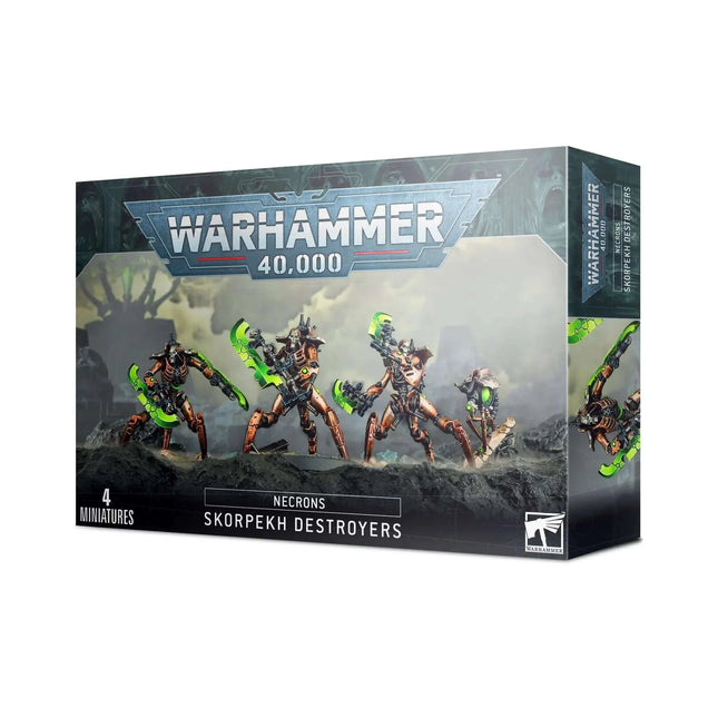 Dit is een foto van het spel Skorpekh Destroyers - Necrons te koop bij Speldorado Spellenwinkel Delft