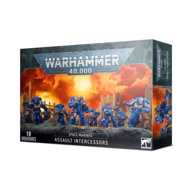 Dit is een foto van het spel Assault Intercessors - Space Marines te koop bij Speldorado Spellenwinkel Delft